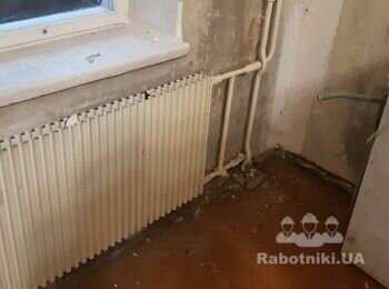 Замена радиатора отопления в комнате
